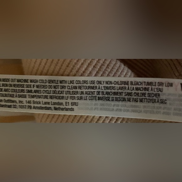 NWOT Free People Movement Tan Zebra Print Cowl neck bottom and sleeve trim - Picture 6 of 14